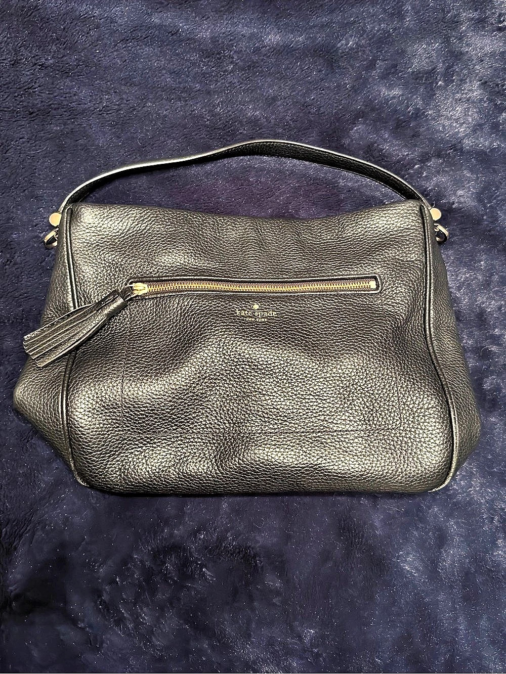 Kate Spade Black Leather Shoulder Bag